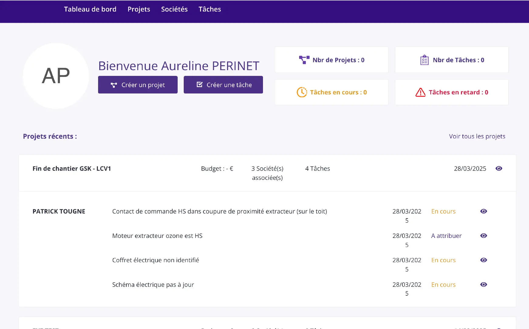 Préparation et structuration des FAT/SAT